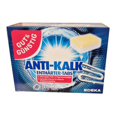Gut & Gunstig Anti Kalk Tabs tabletki na kamień 60szt