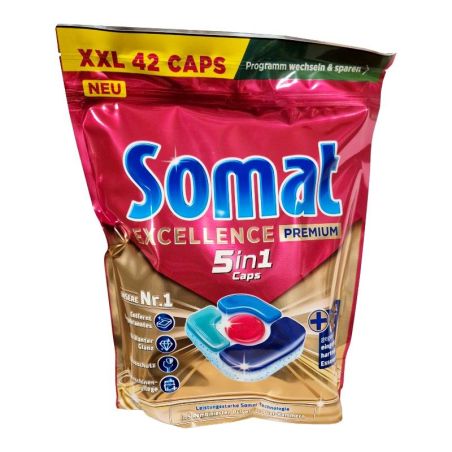 Somat Excellence Premium 5in1 kapsułki do zmywarki 42szt
