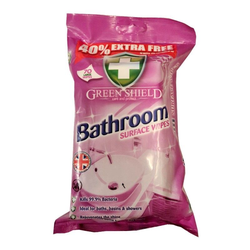 Green Shield Bathroom chusteczki do łazienki 70szt