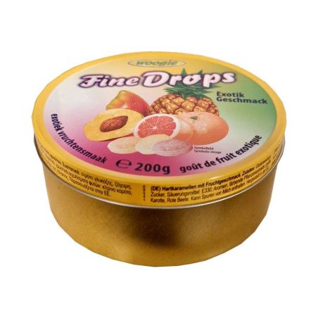 Woogie Fine Drops Exotik landrynki 200g