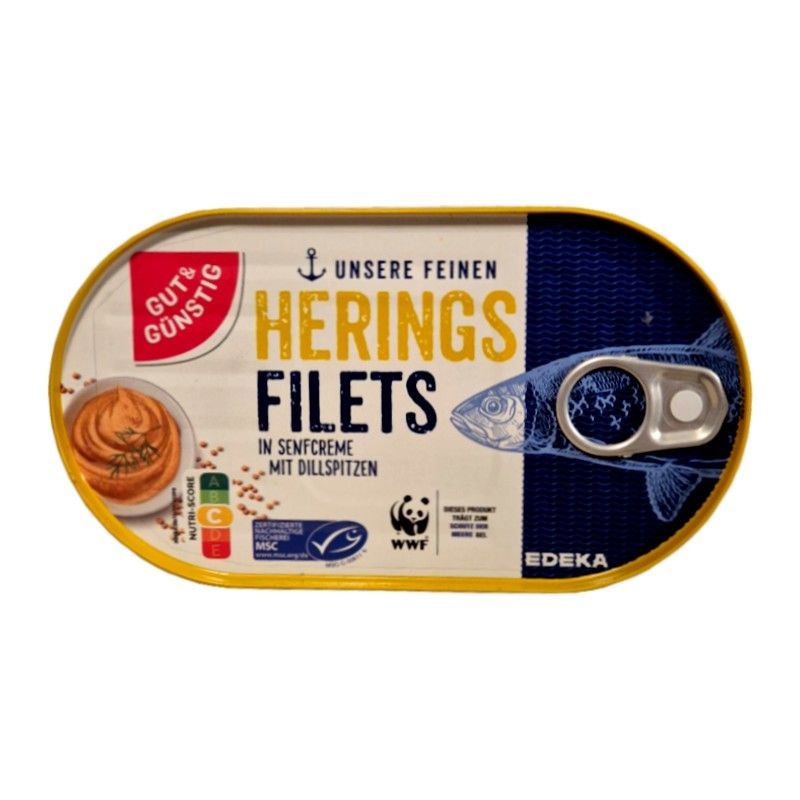 Gut & Gunstig Herings śledzie w sosie musztardowym 200g