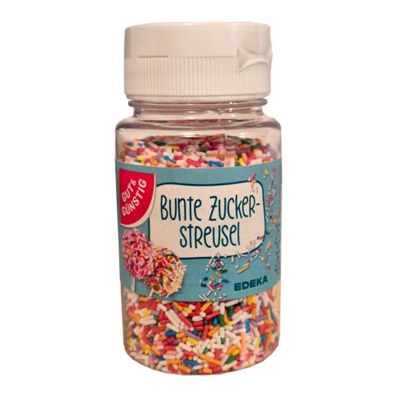 Gut & Gunstig Bunte Zuckerstreusel posypka cukrowa 75g