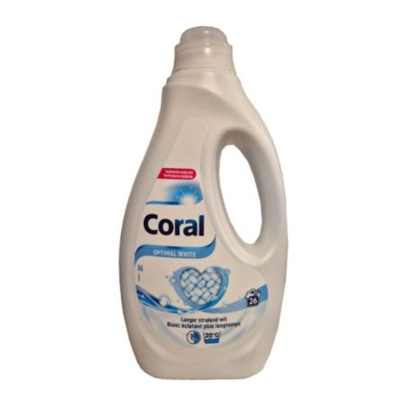 Coral Optimal White żel do prania białych tkanin 1,17L