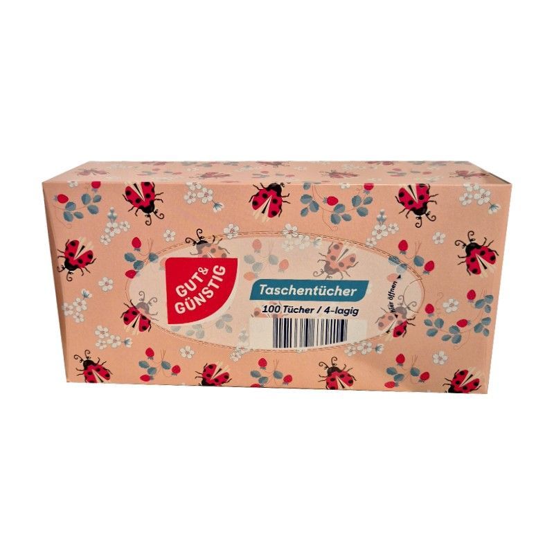 Gut & Gunstig chusteczki higieniczne 4-warstwowe 100 szt