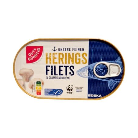 Gut & Gunstig Herings filety śledziowe w kremie pieczarkowym 200g