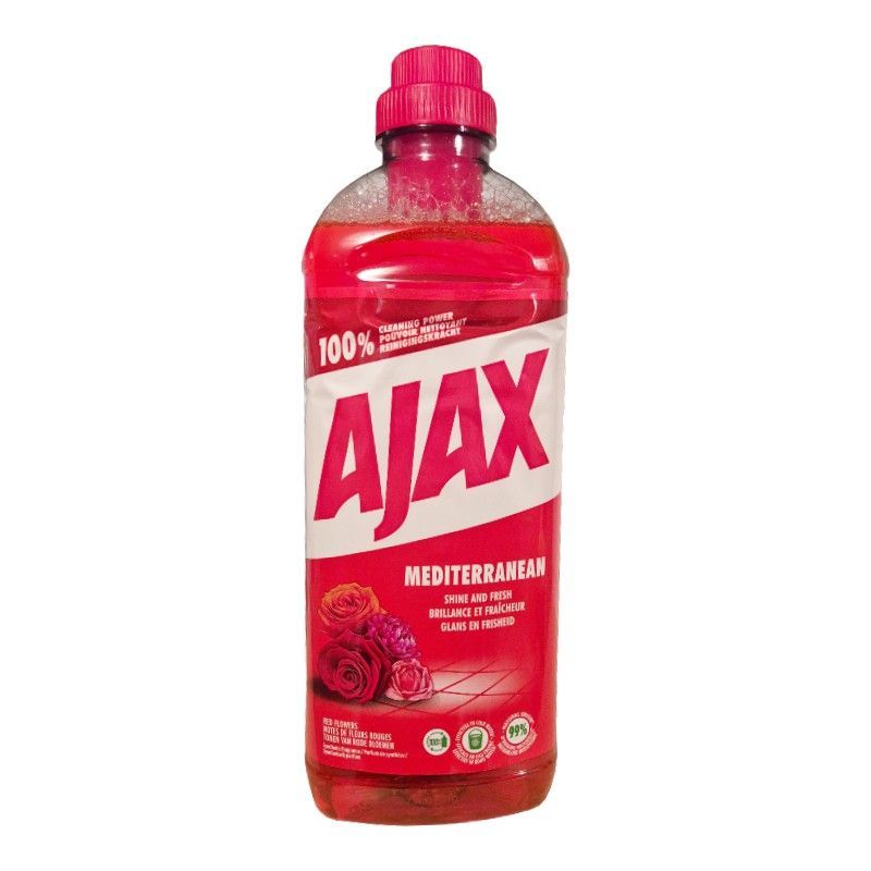 Ajax Mediterranean Red Flowers płyn do podłóg 1L