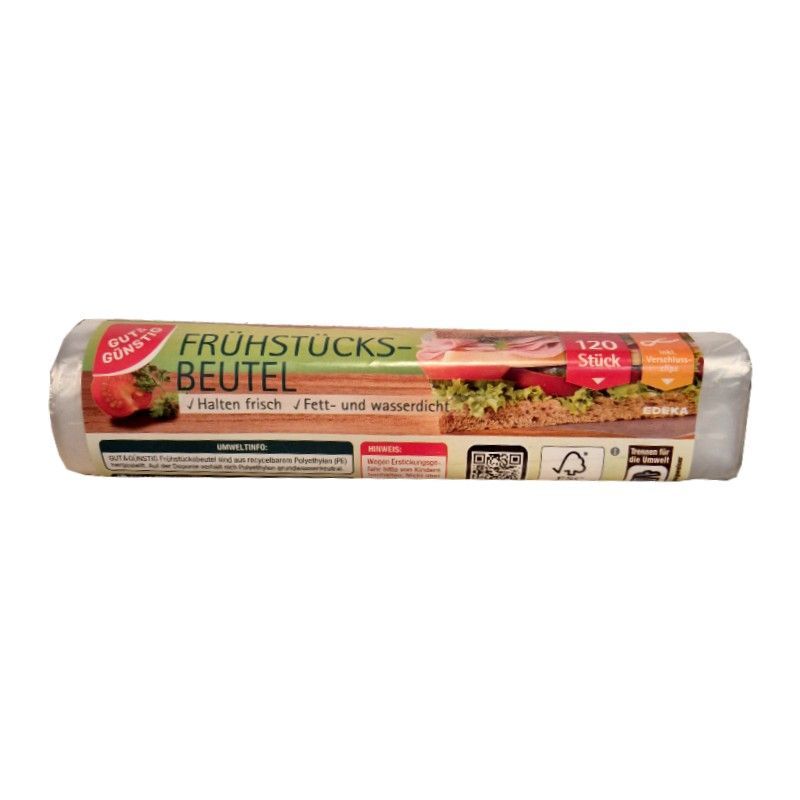 Gut & Gunstig Fruhstucksbeutel worki śniadaniowe 120szt