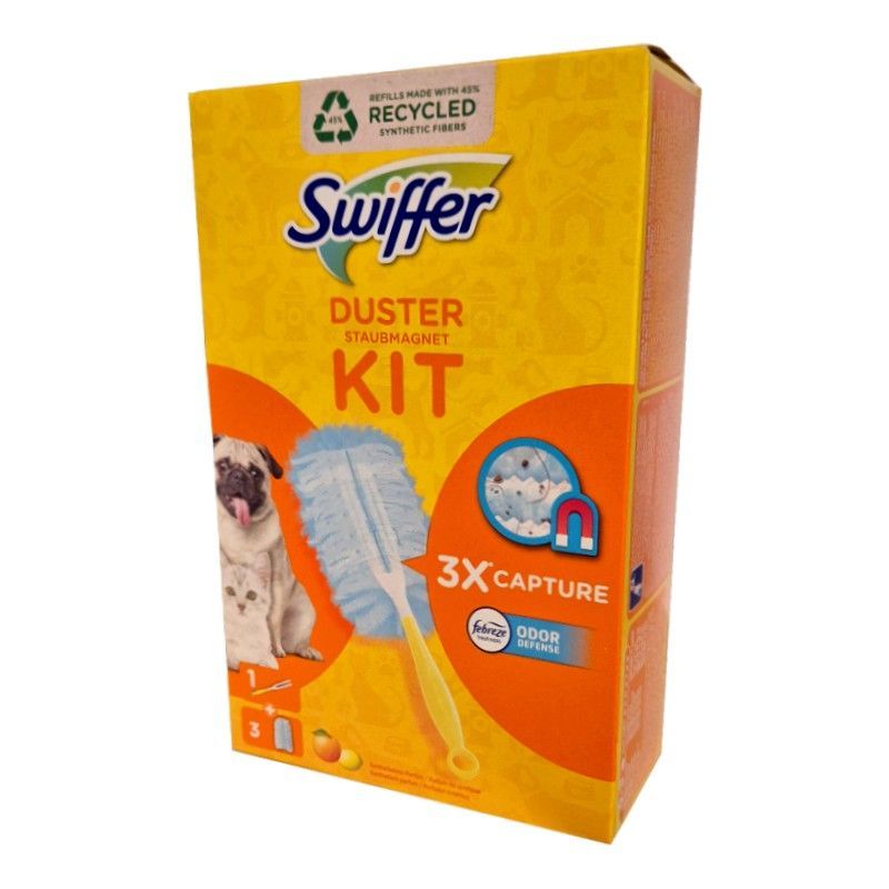Swiffer Duster Kit Odor Zestaw miotełka do kurzu +3 wkłady