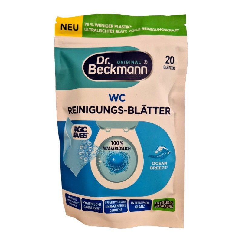 Dr.Beckmann  Leaves Ocean Breeze listki do WC 20szt