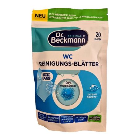Dr.Beckmann  Leaves Ocean Breeze listki do WC 20szt