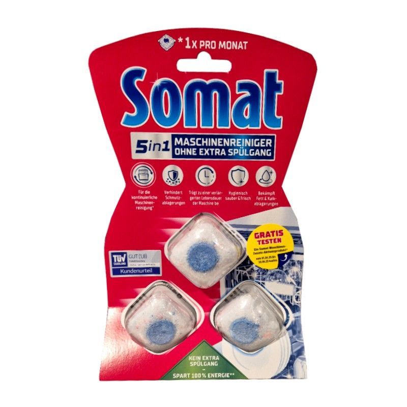 Somat 5in1 Maschinenreiniger do zmywarki 3szt 57g