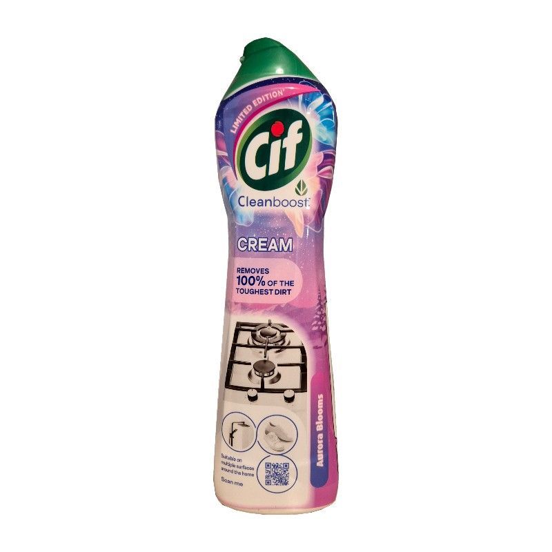 Cif Cleanboost Cream Aurora Blooms mleczko do czyszczenia 500ml