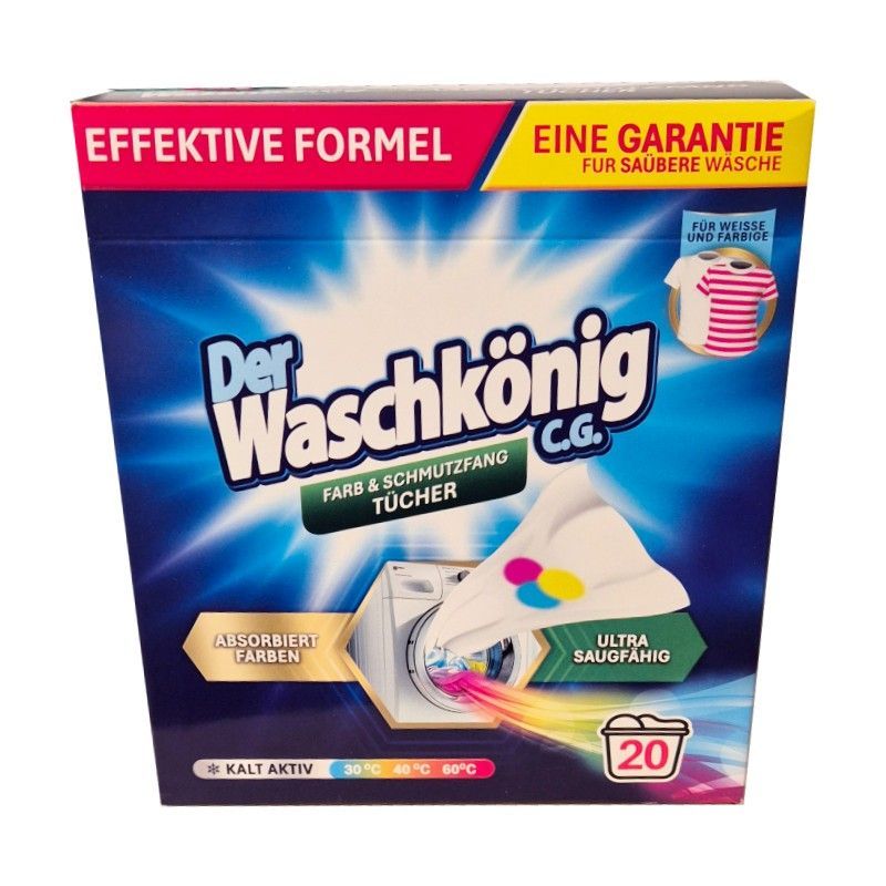 Der Waschkonig chusteczki wyłapujące kolory 20szt