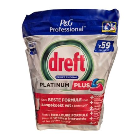 Dreft Professional Platinum Plus Lemon kapsułki do zmywarki 59szt