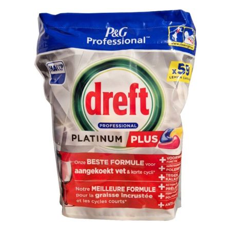 Dreft Professional Platinum Plus Lemon kapsułki do zmywarki 59szt