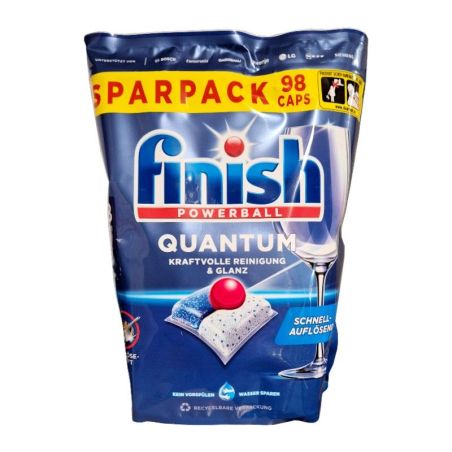 Finish Powerball Quantum Fresh kapsułki do zmywarki 98szt