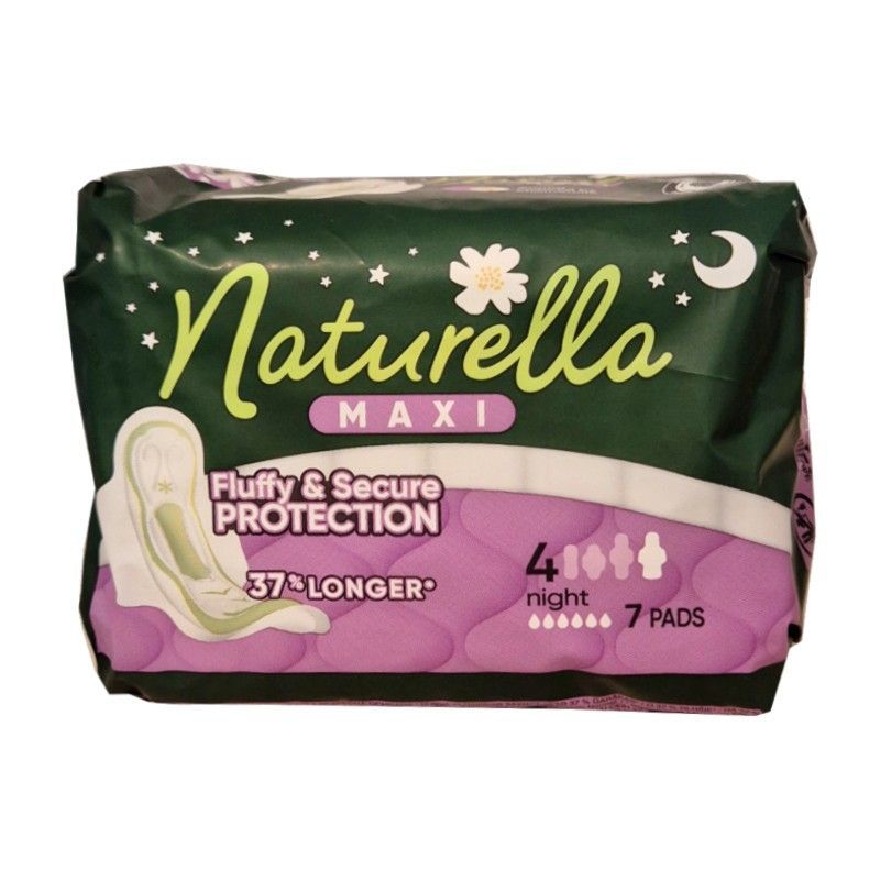 Naturella Maxi Protection Night podpaski ze skrzydełkami 7szt
