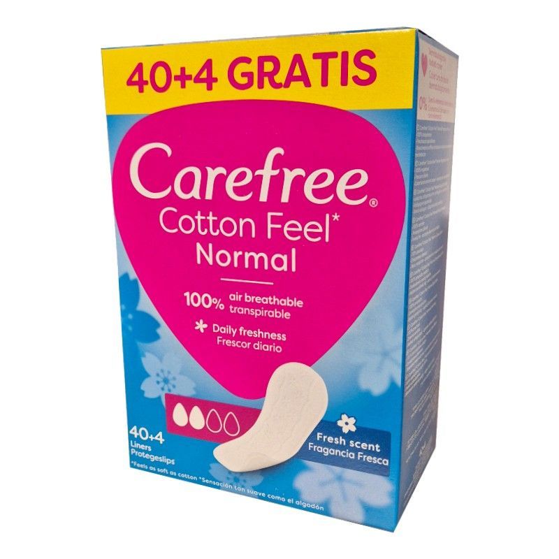 Carefree Normal Fresh Scent wkładki higieniczne 44szt