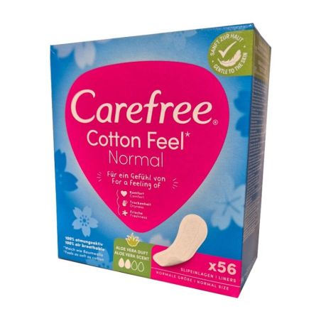 Carefree Cotton Normal Aloe Vera wkładki higieniczne 56szt
