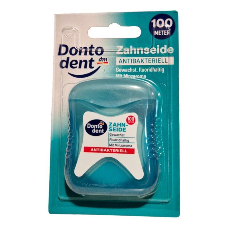 Dontodent Zahnseide nić dentystyczna antybakteryjna 100m