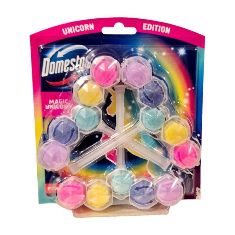 Domestos Power 5 Magic Unicorn zawieszka do WC 3x50g