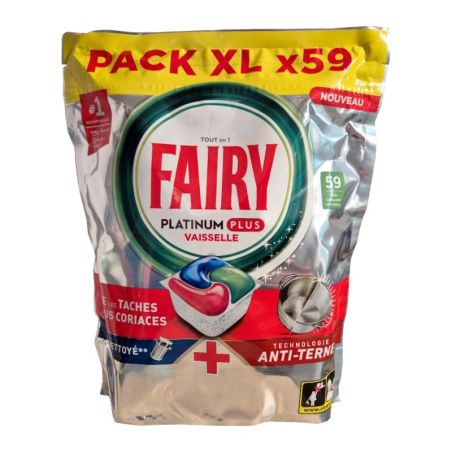 Fairy Platinum Plus Vaisselle kapsułki do zmywarki 59szt